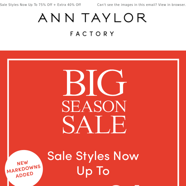 There’s Still Time To Shop The BIGGEST Sale Of The Season