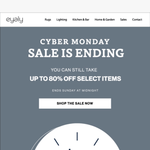 Final Flash! Last Call for Cyber Monday Savings—Up to 80% Off!