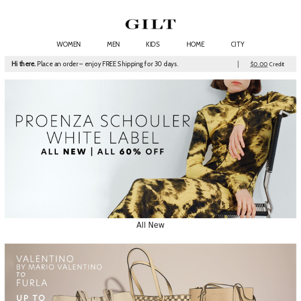 All-New Proenza Schouler White Label All 60% Off | Up to 65% Off Valentino by Mario Valentino to Furla