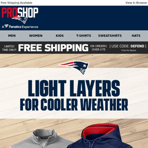 Wrap Yourself In Patriots Jackets This Fall