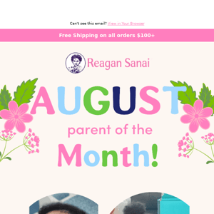 August Parent of the Month! ☀️