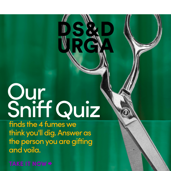 Gifting fragrance is easy with our Sniff Quiz