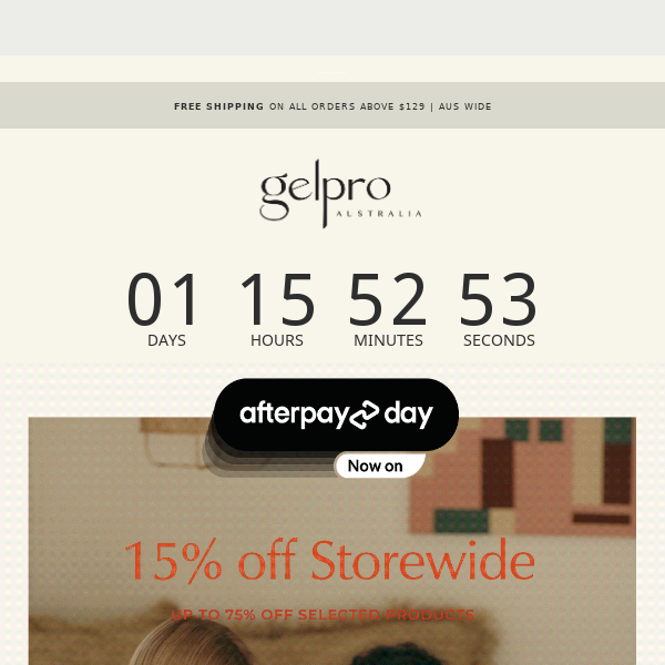 Afterpay Day SALE now on! 🥳