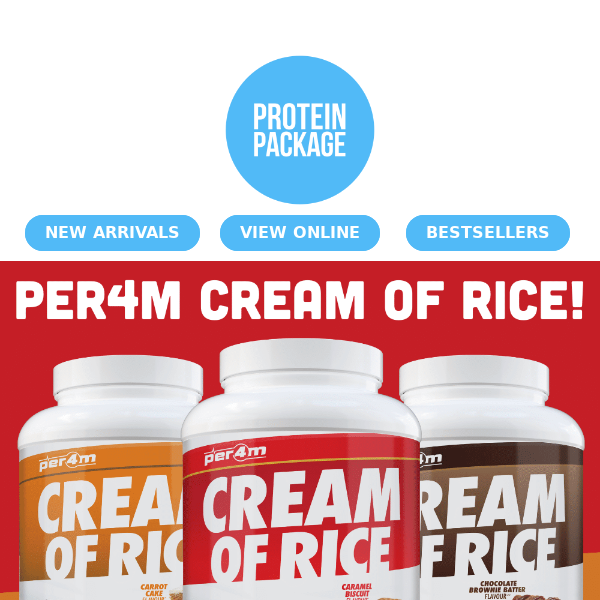 PER4M Cream of Rice! 🎉