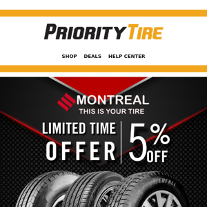 Save BIG on Montreal Tires