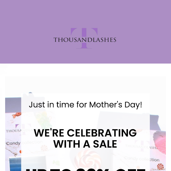 ✨ UP TO 80% OFF - Just in Time for Mother's Day ✨