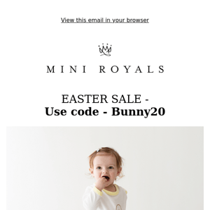 EASTER SALE! Use Code - Bunny20