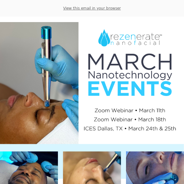 💧 March Webinars & In-person Events! Join Rezenerate in Dallas and online.