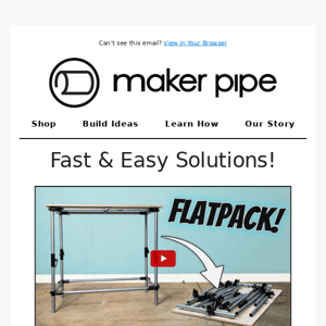 These Flatpack Hacks Save Space!
