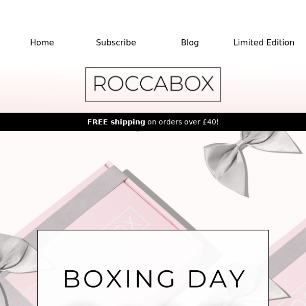 BOXING DAY SALE: Save 33%! 💗