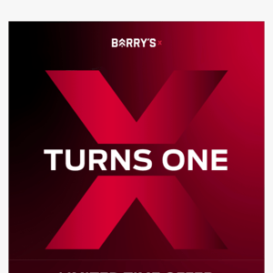 BARRY'S ❌ TURNS 1 TODAY