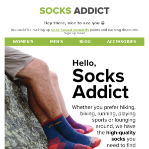 Welcome to Socks Addict!