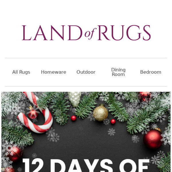 Land of Rugs UK, Our gift to you this Christmas Season 🎁