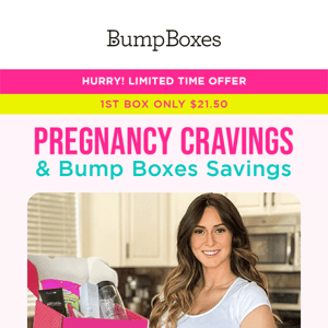 Bump Savings for your Pregnancy Cravings
