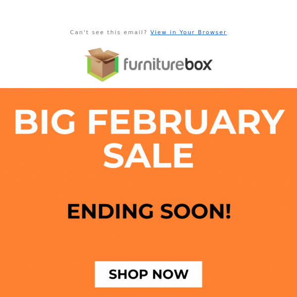The Big February Sale Ending Soon! ⏰