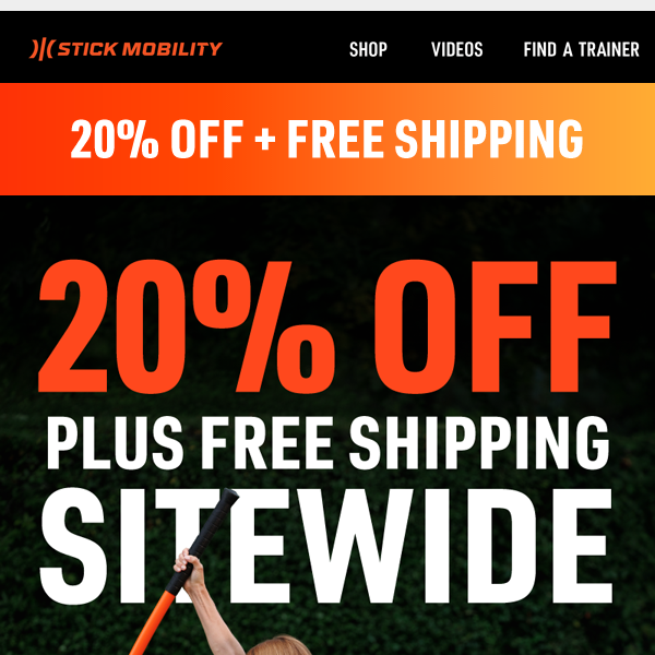 Stick Mobility | 20% OFF Sitewide + FREE Shipping