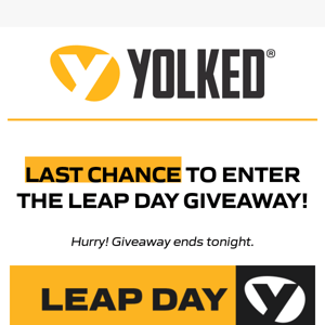 Last Chance to Enter Our Leap Day Giveaway!