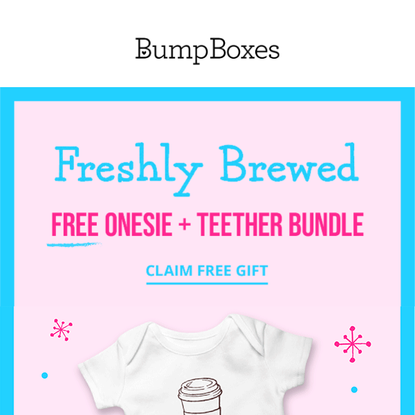 ➡️ Final Day to claim a FREE Onesie + Teether Bundle