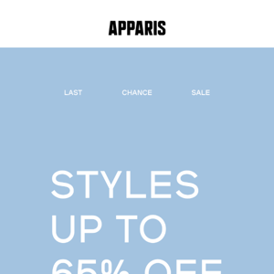 SALE UP TO 65% OFF