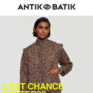 Last Chance ends on Wednesday!