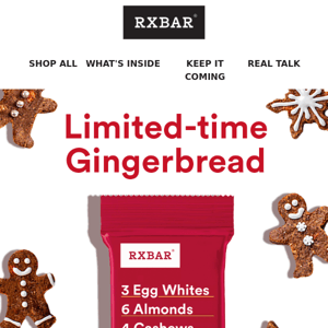 Gingerbread Limited Time Flavor is Here