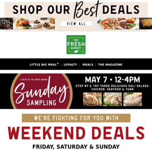 Don’t let our Weekend Deals slip away!