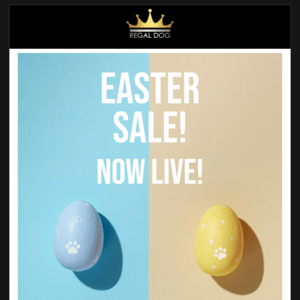 Our Easter sale is now live!