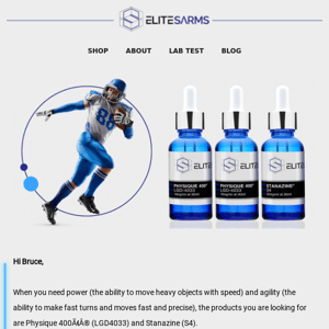 The science behind Stanazine® (S4) and Physique 400® (LGD-4033)