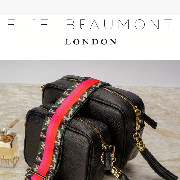 Crossbody Stone (Knitted Diamond strap) - Elie Beaumont London