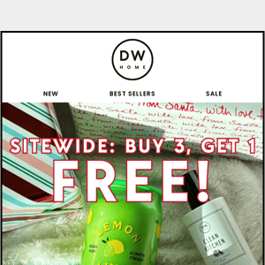 SITEWIDE SALE: Buy 3, Get 1 Free 🙌