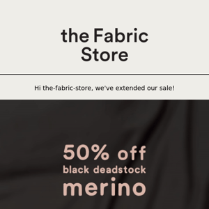 New Black Merino Deadstock Styles Added! 🐑