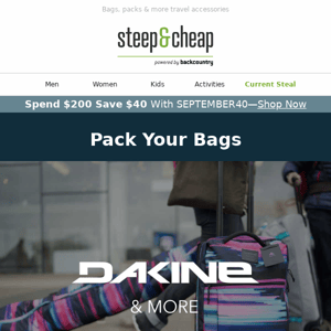 DAKINE & more up to 50% off