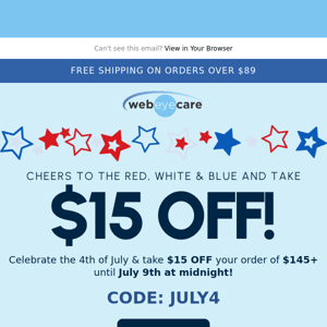 4th Of July Savings Are Here! 🇺🇸