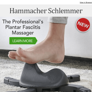 The Professional's Plantar Fasciitis Massager - Hammacher Schlemmer