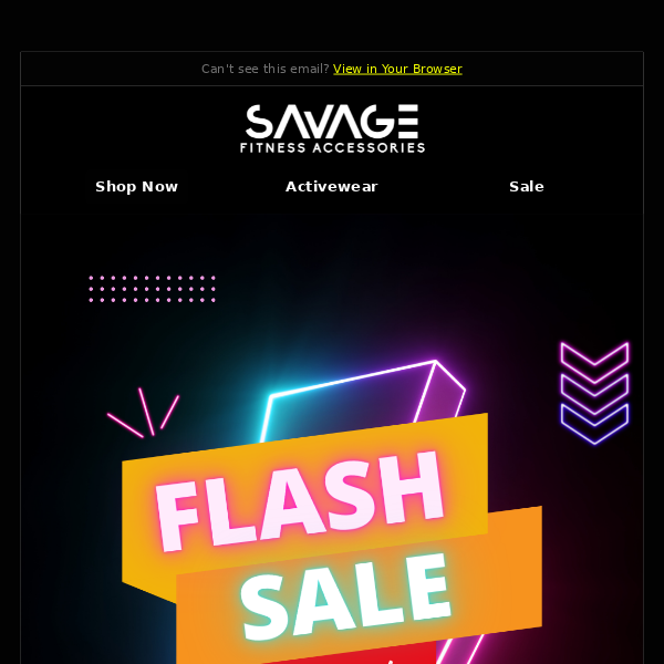 Savage Fitness Accessories Save 20% | Flash Sale EXTENDED ⏰