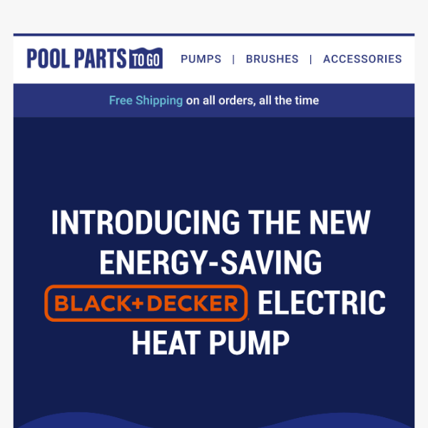 Energy-saving Black+decker Pool Heat Pump 137,000 BTU to Heat 45,000 Gallons