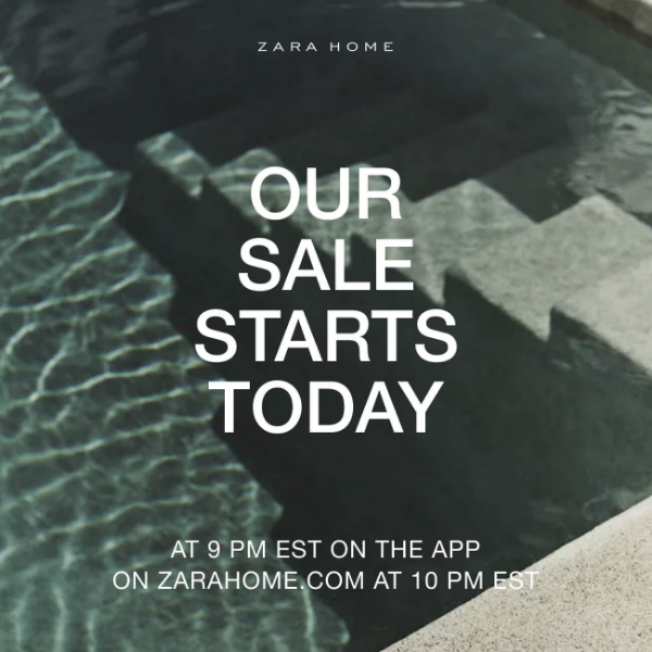 SALE | Today at 21:00 on our APP