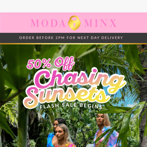 Moda Minx, Chasing Sunsets is HALF PRICE☀️🛍️