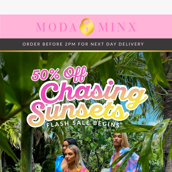 Moda Minx, Chasing Sunsets is HALF PRICE☀️🛍️