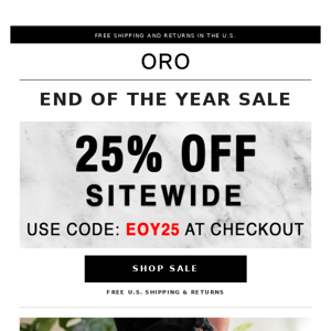 25% Off Sitewide - Act Fast Before Its Over!