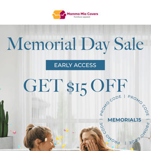 Extra $15 OFF Sitewide on Furniture Covers! Memorial Day Sale! 🇺🇲