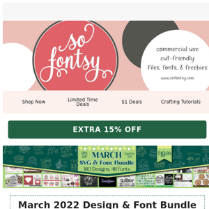 2 Day Deal 😮 $16.99 for $699 in Designs & Fonts