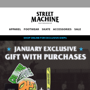 💥 JANUARY EXCLUSIVE: GIFT WITH PURCHASES 💥