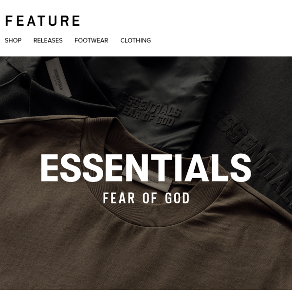 New Arrivals: Fear of God Essentials 