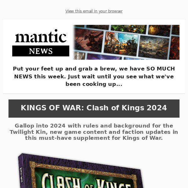 Mantic Games on X: NOW IN STOCK!  Clash of