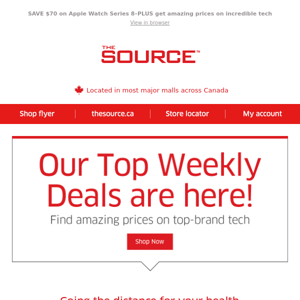 :-) Hello! We're treating you to incredible prices with our Top Weekly Deals.