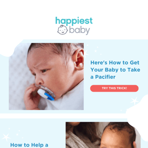 How to Get Your Baby to Take a Pacifier