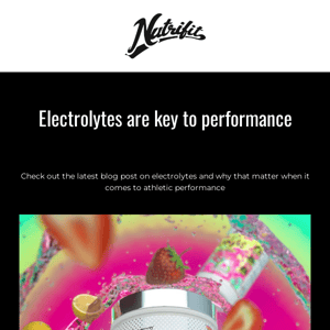 💦 Electrolytes = Better Performance