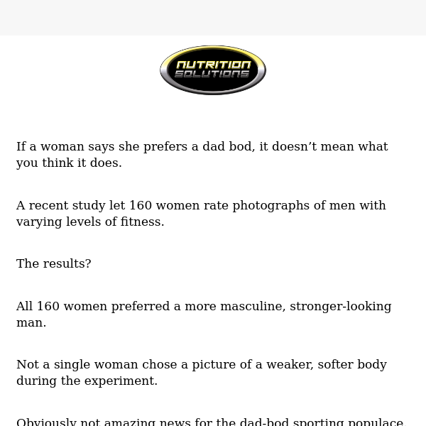Women prefer strong men, study shows