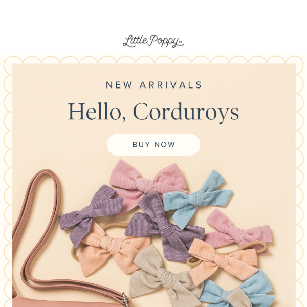 Just in: the CUTEST corduroys!